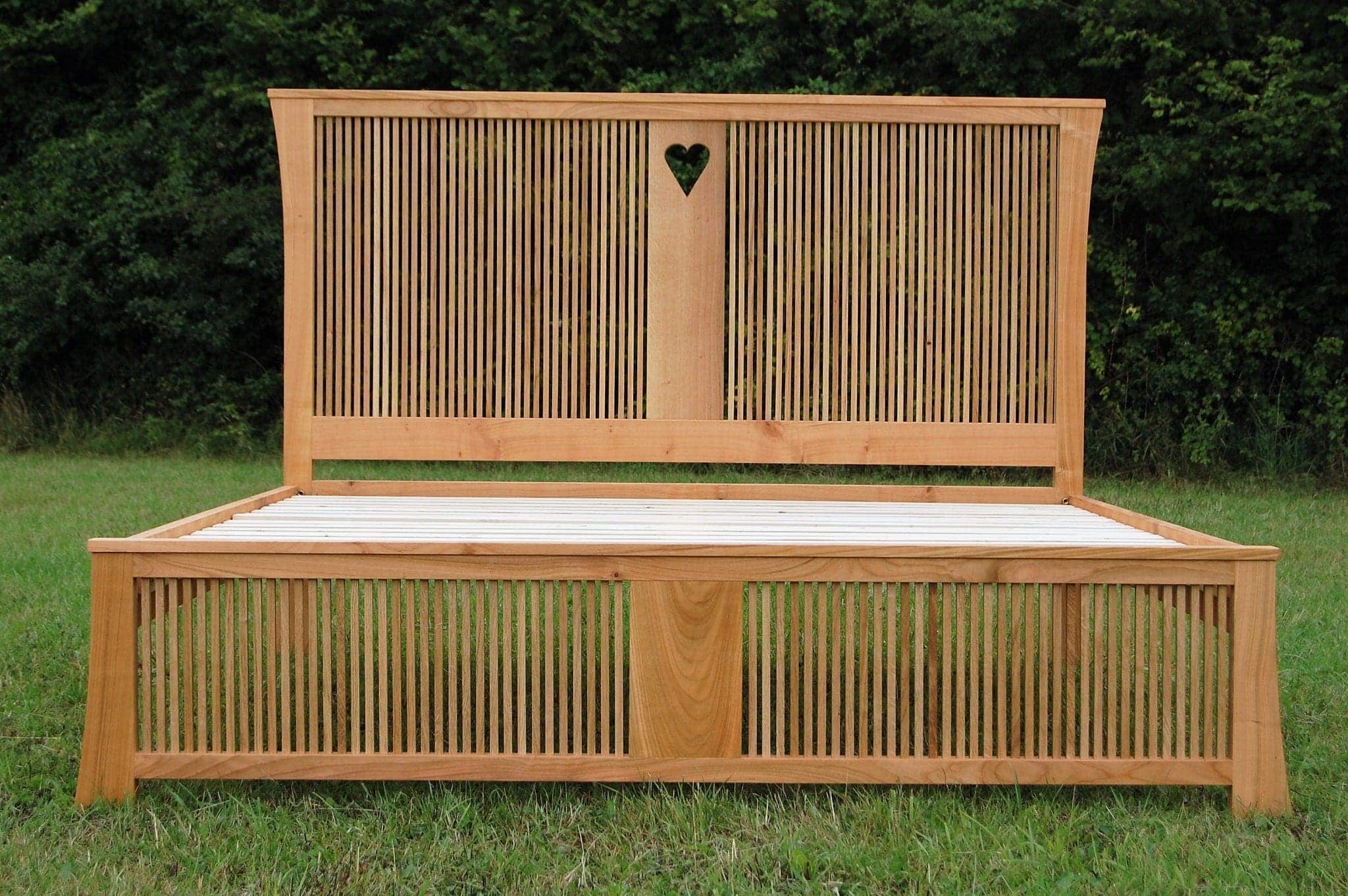 heart shaped handmade bed bristol