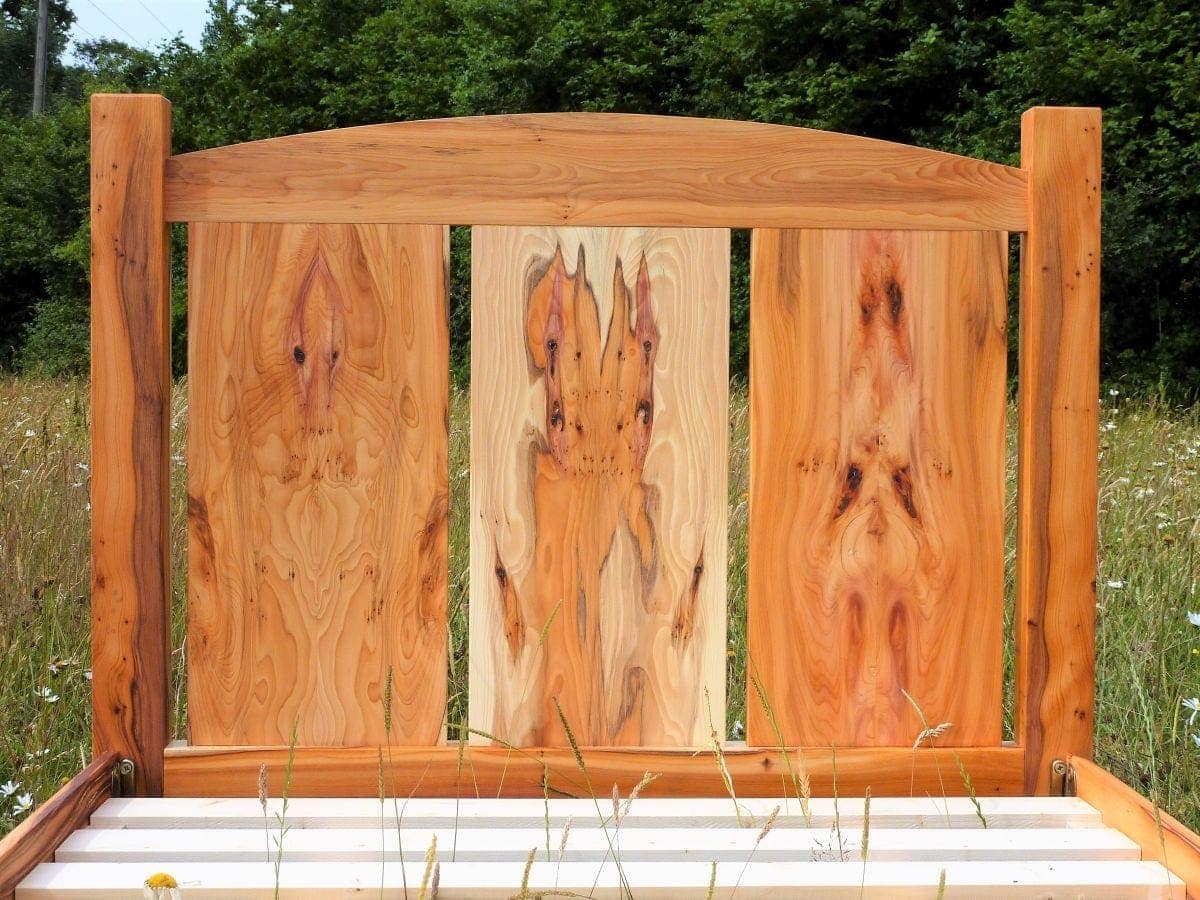 yew bed single handmade