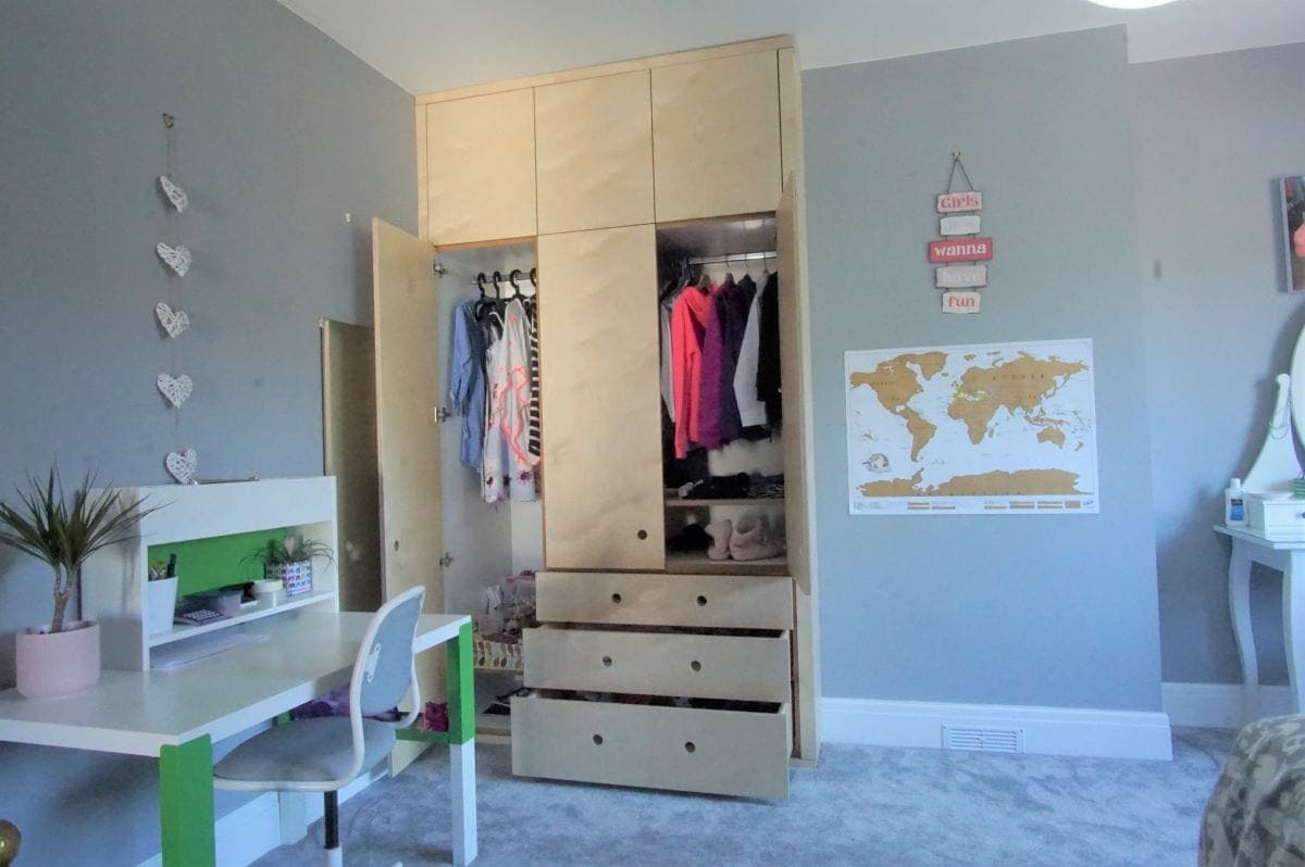 Plywood wardrobe bristol