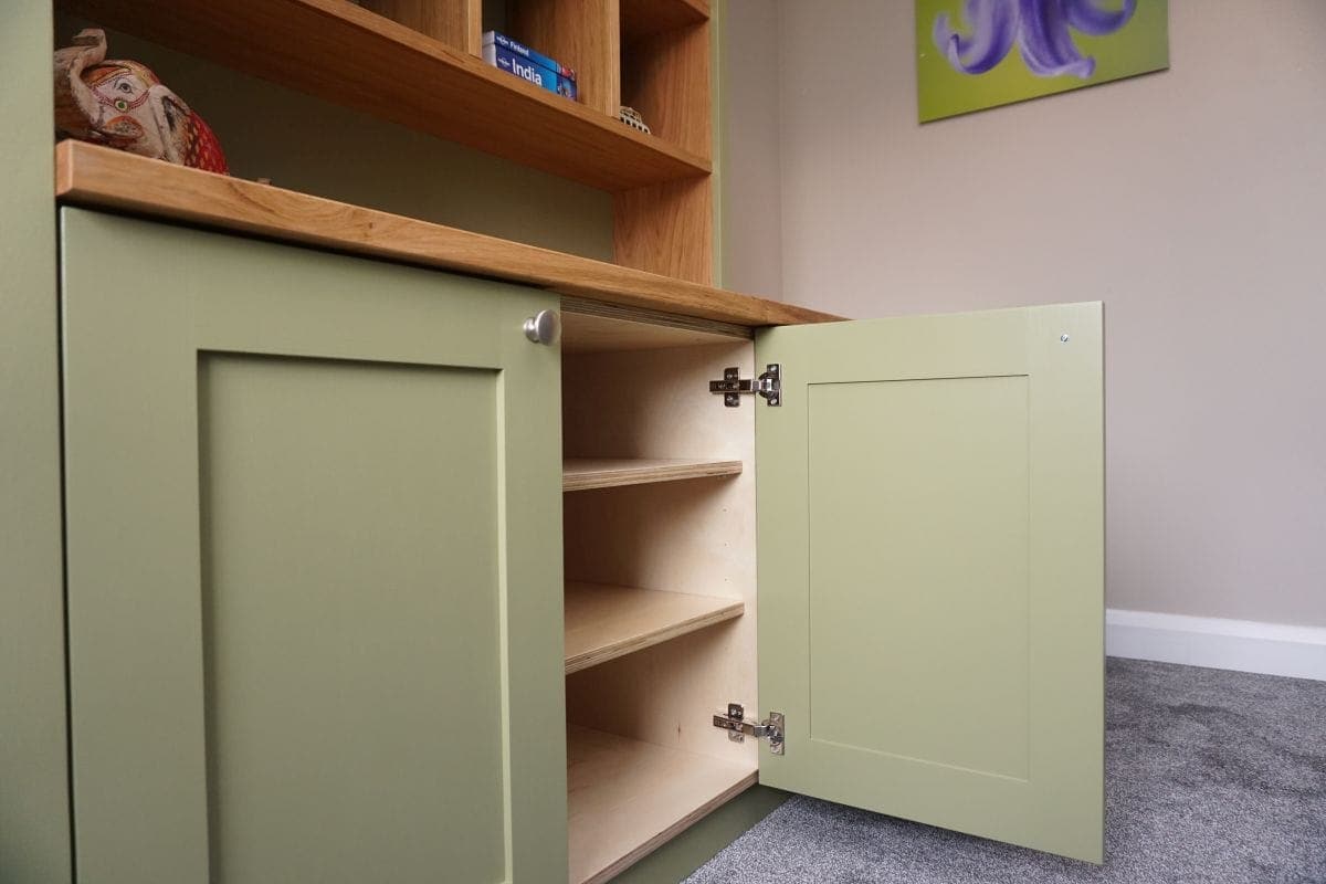 bespoke bookcase and cabinet