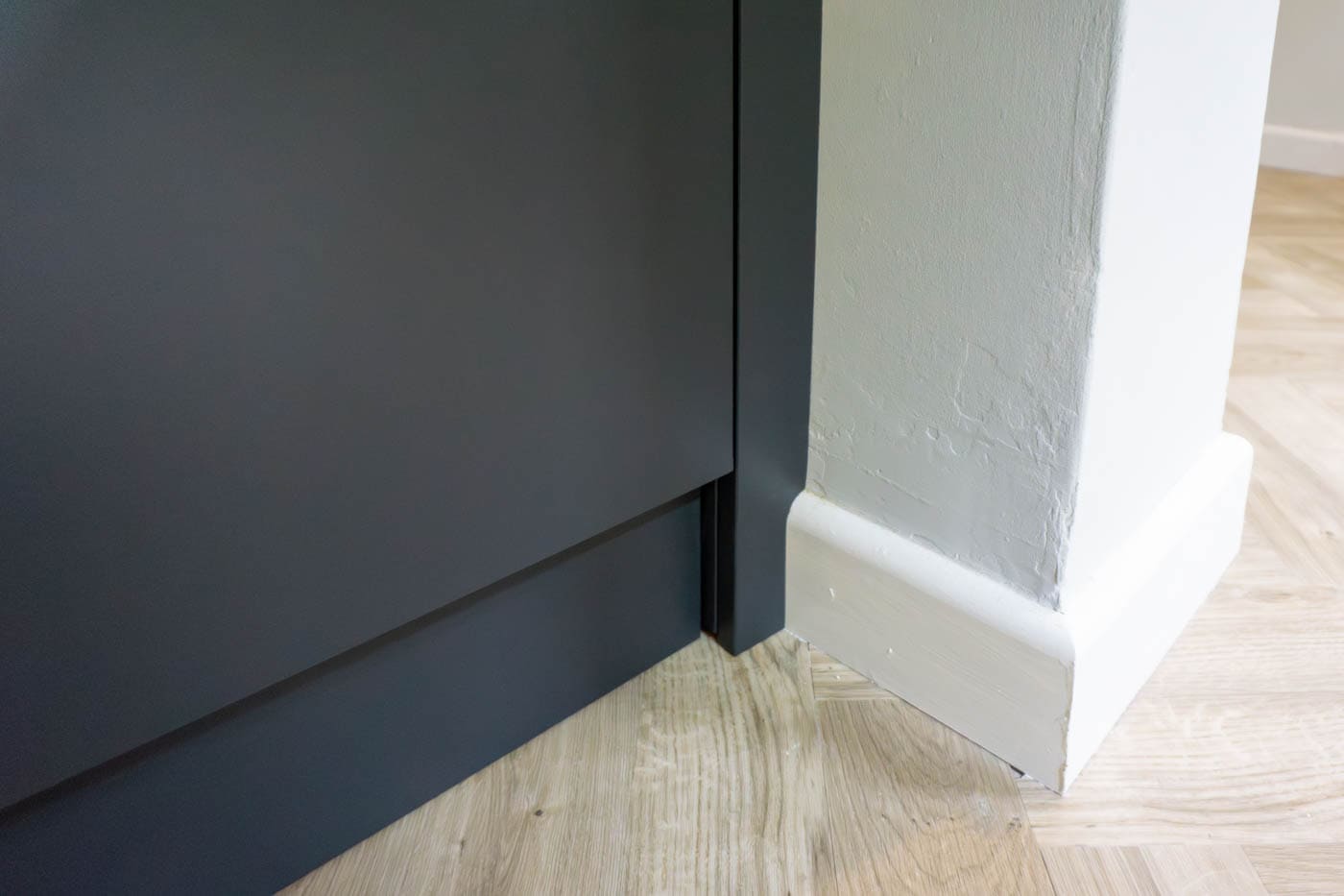 a bespoke boot room scribed to the wall