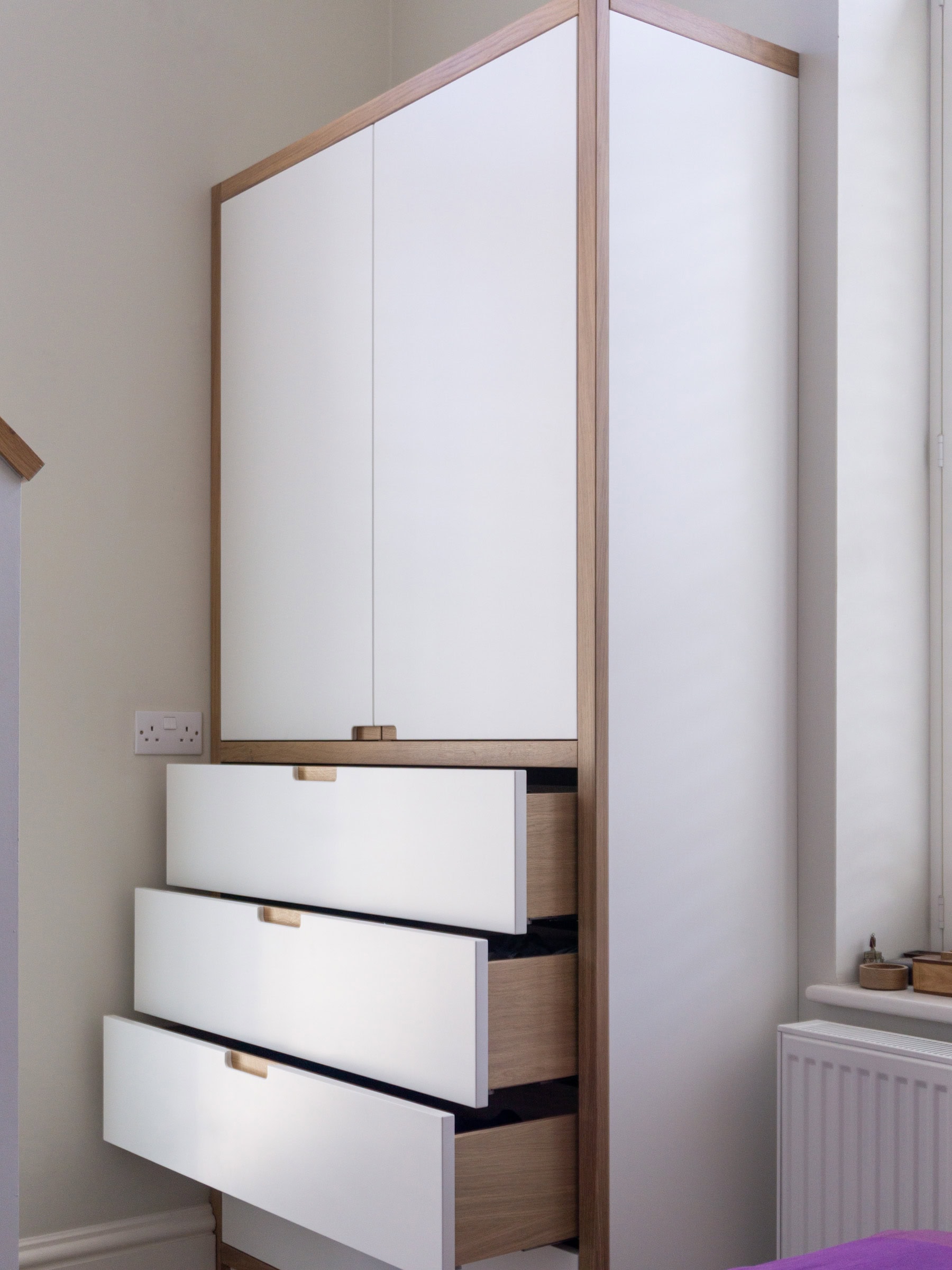 oak framed modern wardrobe bristol 9 of 12
